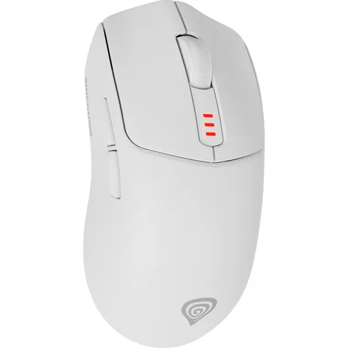 Genesis Gaming Maus ZIRCON 500 kabellos weiß - Präzise Gaming-Maus - Mäuse, kabellose Freiheit und präzise Steuerung für intensives Gaming-Erlebnis
