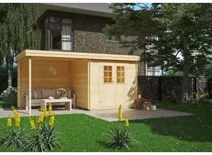 Kiehn-Holz Gartenhaus Edersee 454x230 cm in grün von Kiehn-Holz