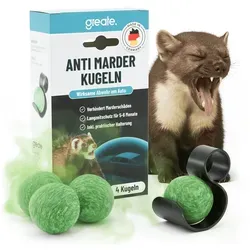 greate 4X Marderschreck Duft Kugeln