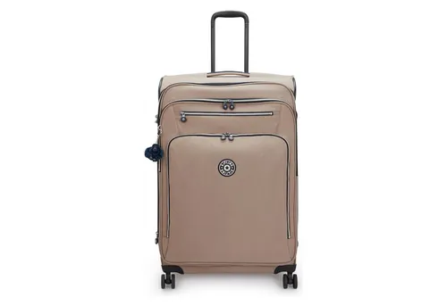 Kipling Basic New Youri Spin 4 Rollen Trolley L 76 cm grau - Robuster Kipling Trolley mit 4 Rollen und Dehnfalte für mehr Stauraum. Ideal für Reisen, bietet er Flexibilität und Komfort auf jedem Weg. Perfekt für lange Trips! Mit praktischem Design und hochwertiger Verarbeitung.