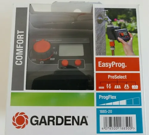 GARDENA 1885 COMFORT BEWÄSSERUNGSCOMPUTER EASYPROG. PRESELECT PROGFLEX