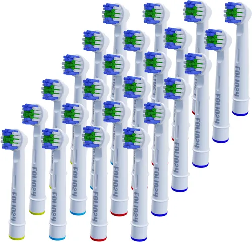Ersatzbürsten Aufsteckbürsten für Oral B Precision Clean Zahnbürsten 24 x