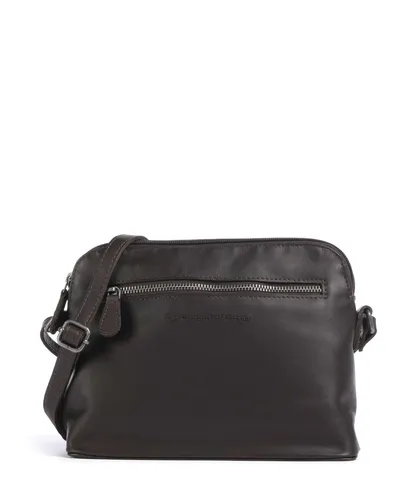 The Chesterfield Brand Umhängetasche Nebraska, Leder - Umhängetaschen, elegante Damenhandtasche aus hochwertigem Leder mit praktischem Reißverschlussfach und verstellbarem Umhängeriemen für flexibles Tragen.