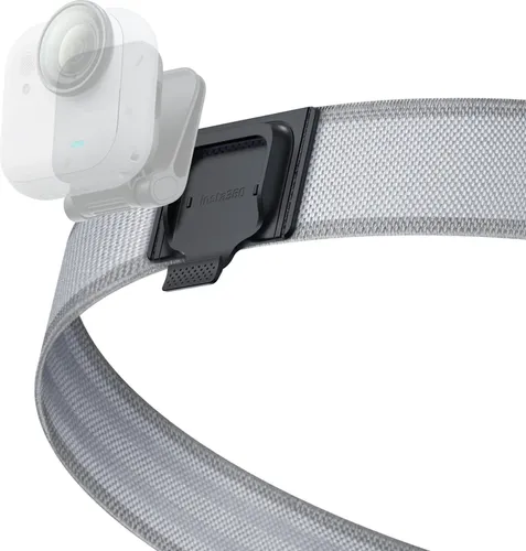 Insta360 GO Ultra Easy Clip Stirnband (Grau) - Praktisches Stirnband für die Insta360 GO Action-Cam, vielseitig tragbar und ideal für Abenteuer. Einfach die Kamera befestigen und loslegen!