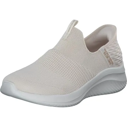 Skechers Damen Sneakers - Sports Shoes mit Natural Knit Trim, 40 EU - Damen-Sneaker mit luftgekühlter Memory-Schaum Einlegesohle für ultimativen Komfort. Das Stretch Fit Design sorgt für einen sockenähnlichen Sitz.