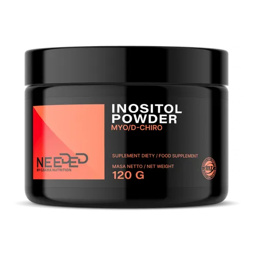 Inositol Powder 120 g - Myo-Inositol + D-chiro-inositol - Vitamin B8 Präparate, 2000 mg pro Portion, unterstützt das Wohlbefinden mit einer reinen Formel ohne Zusatzstoffe, ideal für eine konsequente Supplementierung.
