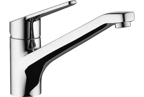 KWC Isla Spültischmischer mit Schwenkauslauf - Armaturen mit verchromtem Finish und 225 mm Ausladung, ideal für moderne Küchen. Einhebelmischer mit 14 l/min Durchfluss für effizientes Arbeiten.