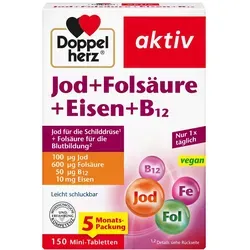 Doppelherz Jod+folsäure+eisen+b12 Tabletten von Queisser Pharma
