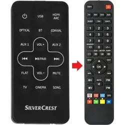 Fernbedienung geeignet für SILVERCREST SSBS-36-A1
