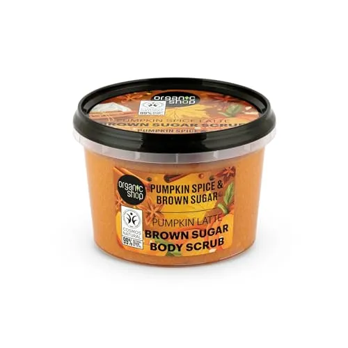 Organic Shop Pumpkin Spice Latte Body Scrub Brown Sugar (250ml)