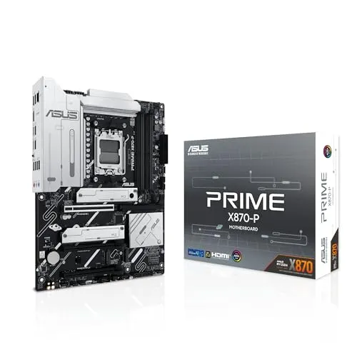 ASUS PRIME X870-P Mainboard - Hochleistungs-Mainboard für AMD Ryzen 9000, bietet PCIe 5.0 Unterstützung, optimierte Kühlung und AI-gesteuerte Funktionen für maximale Performance.