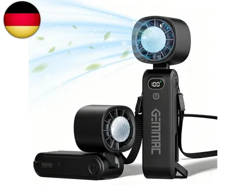 Gemmac Tragbarer Handventilator 5000mAh