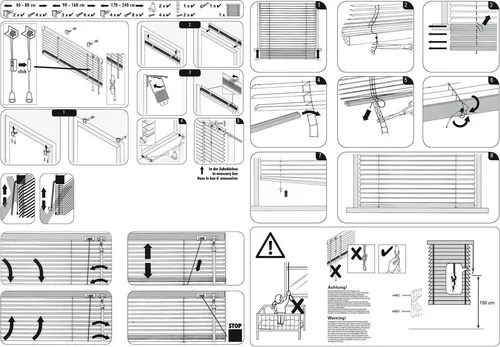 Gardinia Aluminium Jalousie, 25 mm, Silber, 160 cm x 175 cm von GARDINIA