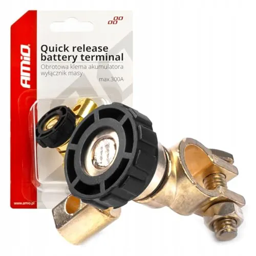 Produktbild AMiO 03021 Batterietrennschalter Batteriehauptschalter Zink Kunststoff