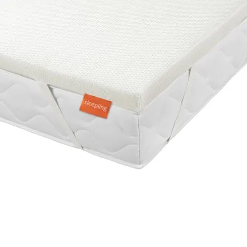 sleepling Topper extra Feste Matratzenauflage, Härtegrad 4, 120 x 200 cm - Matratzenauflage für Körpergewicht ab 100 kg, bietet perfekte Stützkraft und ist waschbar bis 60 Grad für optimale Hygiene. Ideal für alle Schlaftypen und auch auf Boxspringbetten einsetzbar.