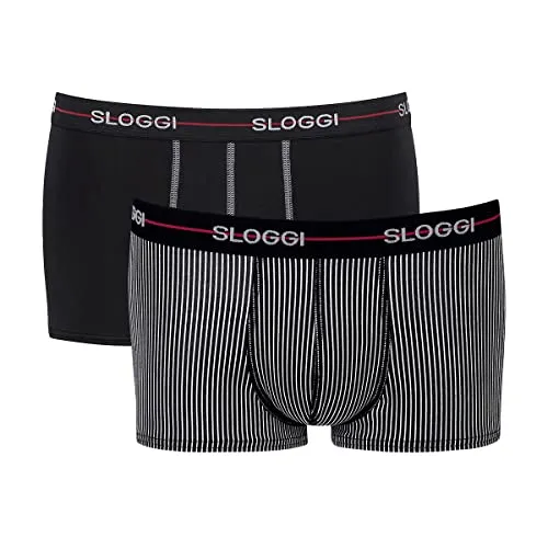Sloggi Herren Start Hipster C2P box, RED - DARK COMBINATION, 6