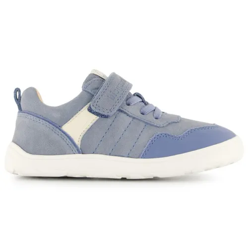 Bisgaard 44112 125 blau Gr. 24 - Nachhaltige Sneaker - Sneaker aus 100% LWG-zertifiziertem Leder mit verstellbarem Klettverschluss für eine perfekte Passform. Optimaler Komfort durch herausnehmbare Einlegesohlen für beste Stoßabsorption.