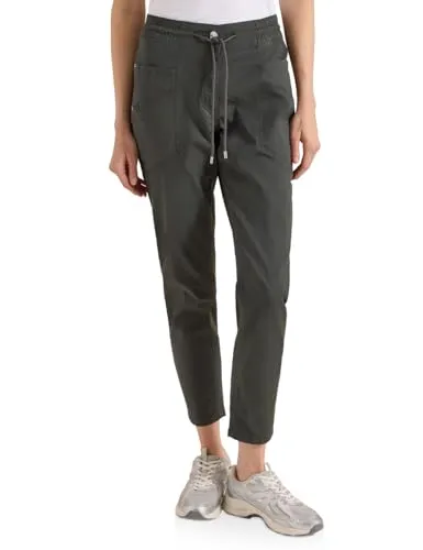 CECIL Stoffhose Style Chelsea im Washed-Look – grün M (40) in grün von CECIL