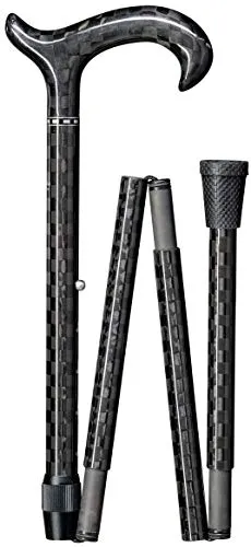 Designer-Gehstock Carbon-Schlank-Faltstock EXCLUSIV