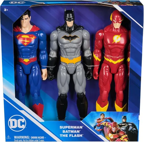 DC Comics 6072364 Batman, Superman und The Flash Actionfiguren 30 cm