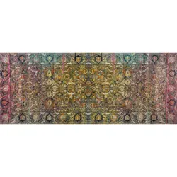 wash+dry Läufer Mirage, Mehrfarbig, 80x200 cm - Teppiche & Böden: Pflegeleichter, Oeko-Tex® zertifizierter Läufer in orientalischem Design, ideal für in- und outdoor, auch für Fußbodenheizung geeignet.