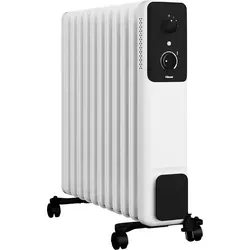 Ölgefüllter Heizkörper 2500 W mit Thermostat - Effizienter Standheizstrahler mit einstellbarem Thermostat und Sicherheitsfunktionen für optimalen Wohnkomfort in gut isolierten Räumen. Mobil und leise – ideal für den flexiblen Einsatz.