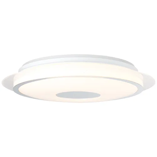 BRILLIANT weiße LED Deckenlampe VIKTOR | dimmbar mit Fernbedienung - Deckenleuchten mit stufenlos dimmbarer Funktion und CCT-Technologie für individuelles Lichtambiente. Ideal für Wohnzimmer, Küche und Flur.