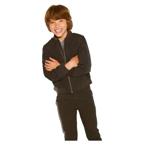 Name It NKNMONSTER Bomberjacke blau 140 EU - Funktionsjacke aus 100% Polyester, leicht und maschinenwaschbar, ideal für lässige Outfits und aktive Kids.