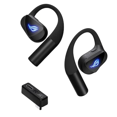 Asus ROG Cetra Open Wireless Kopfhörer - Die Asus ROG Cetra Open Wireless Kopfhörer bieten Gamern Freiheit und Komfort. Mit IPX5-Zertifizierung und bis zu 16 Stunden Spielzeit sind sie ideal für aktive Nutzer. Genießen Sie klaren Sound und flexible Verbindungsmöglichkeiten.