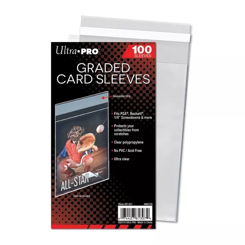 Graded Card Resealable Sleeves (100ct)