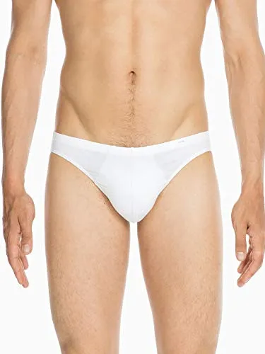 HOM Herren Micro Classic Slip, Weiß, XL EU - Herren-Slips aus weicher Modal-Baumwolle, perfekt für den täglichen Komfort. Der Mikrofaserbund sorgt für ein angenehmes Tragegefühl und passt sich optimal an.