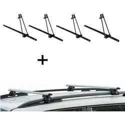 4x Fahrradträger ORION + Relingträger CRV135 für Peugeot Bipper ab 07