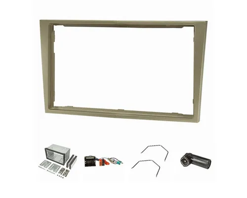 tomzz Audio Doppel DIN Radioblende Set passt für Opel Antara Astra H Zafira B Cors Autoradio