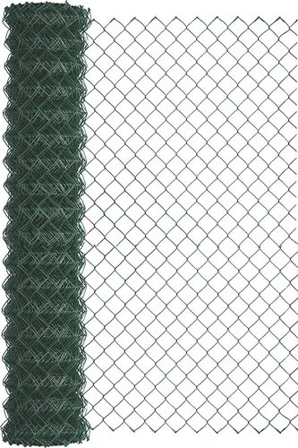 Maschendrahtzaun ALBERTS 60 mm - 15 x 1,5 m grün - Gartenzäune aus robustem Metall, ideal für langlebige und sichere Einfriedungen im Garten.