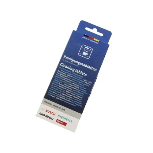 BSH Reinigungstabletten 10x2,2g pro Packung für Siemens, Bosch, Neff, Gaggenau Kaffeevollautomaten