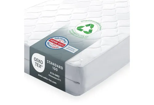 Sun Garden Komfortmatratze - Kaltschaummatratze mit 14 cm hohen Komfortschaumkern für optimalen Schlafkomfort, beidseitig nutzbar und mit waschbarem Bezug für hygienisches Schlafklima.