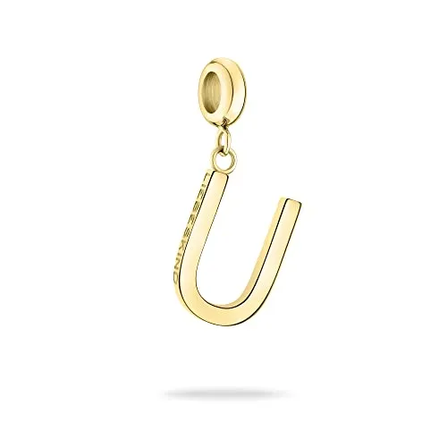 Liebeskind Berlin Charm LJ-1272-P-18 'U' IP Gold - Italian Style Charms für Damen, aus Edelstahl mit IP Gold poliert, perfekt kombinierbar und ein ideales Geschenk für jeden Anlass.