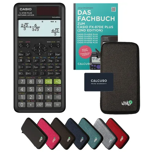 Casio fx-87DE Plus 2nd Edition mit Schutztasche von CASIO
