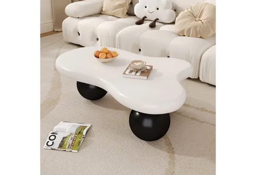 STILVORA Wolken-Couchtisch für Kinder mit LED-Beleuchtung - Verspielter Wolken-Couchtisch in modernem Design. Mit 16-farbiger LED-Beleuchtung schafft er eine stimmungsvolle Atmosphäre und passt perfekt in Wohnzimmer oder Kinderzimmer. Sicheres Design mit abgerundeten Ecken für alle Haushalte.
