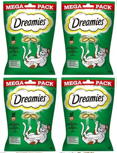 DREAMIES™ Catnip mit Katzenminze Geschmack 4 x 180g