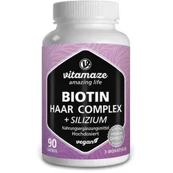 Biotin Haar Vitamine Komplex hochdos. + Silizium Kapseln