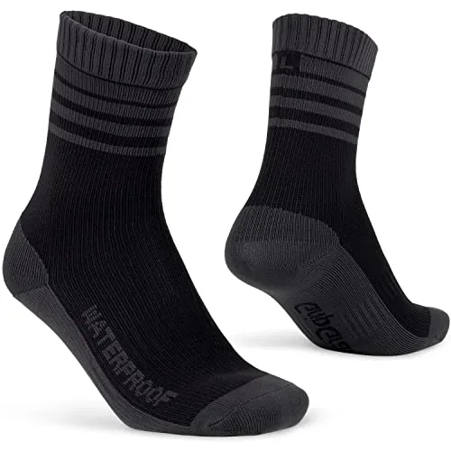 GripGrab Wasserdichte Winter Fahrradsocken mit Merinowolle - Hochwertige Sportsocken für kalte Tage, wasserdicht und atmungsaktiv mit weicher Merinowolle für maximalen Komfort und Schutz bei Outdoor-Aktivitäten.