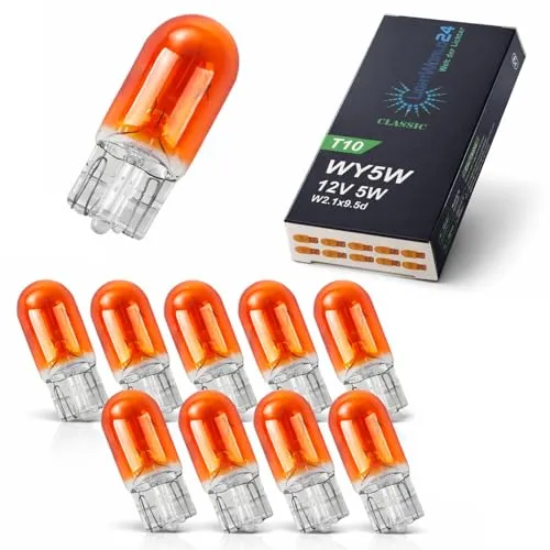2x T10 LAMPEN FASSUNG W5W GLAS STECK SOCKEL STECKER STANDLICHT KUNSTSTOFF