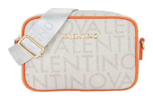 Valentino Bags Regina Re Umhängetasche - Damen in Grau und Orange - Stilvolle Valentino Bags Regina Re Umhängetasche aus hochwertigem Lederimitat. Perfekt für den täglichen Einsatz und mit praktischem Schulterriemen.