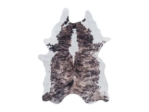 Homtex Teppich, 100 x 135 cm, Fellimitat Teppich ca. 5 mm in Verschiedene Farbe und Größen