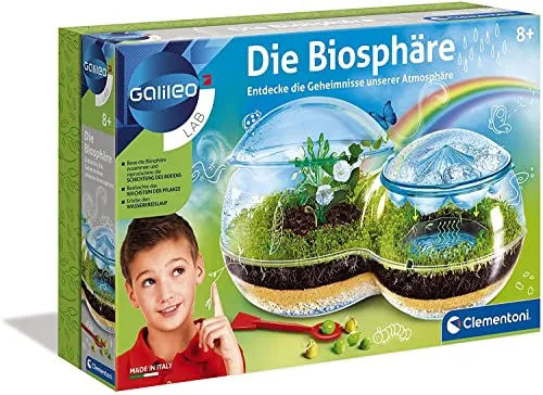 Galileo Experimentierkasten 59119 - Die Biosphäre - Konstruktionsspielzeug für Kinder ab 8 Jahren, mit spannenden Experimenten zur Funktionsweise der Biosphäre. Fördert das Verständnis für Botanik und Biologie durch praktische Aktivitäten.