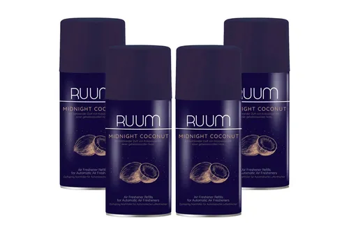 RUUM Raumduft-Nachfüllflasche Lufterfrischer Nachfüller (4-St., 250ml (4er Pack)