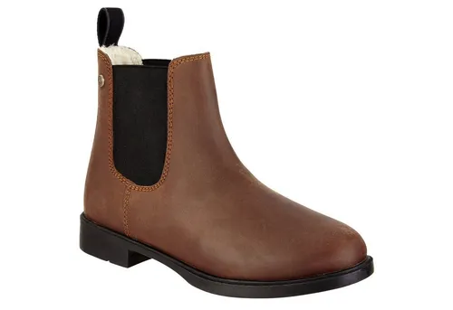 Suedwind Nova Jodhpur Winter Kids Stiefelette 35 - Braun - Robuste und stilvolle Stiefelette für Kinder, ideal für den Reitsport. Mit rutschfester Sohle für sicheren Halt und optimaler Tragekomfort.