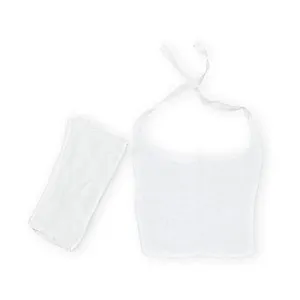 Meditrade unisex Lätzchen weiß Einheitsgröße 10 St.