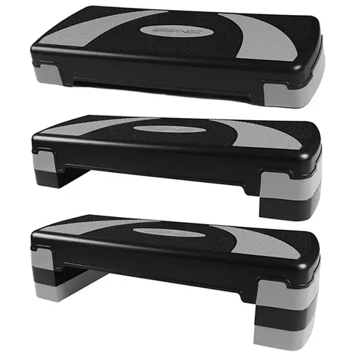 Sportvida Steppbrett Aerobic Stepper Fitness Board höhenverstellbar Heimtraining